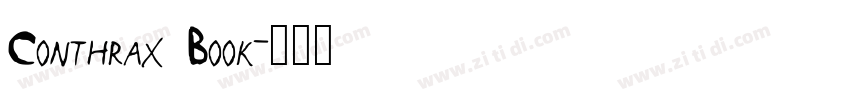 Conthrax Book字体转换